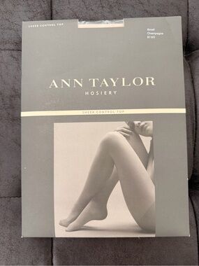 Ann Taylor Hosiery Sheer Control Top - Champagne